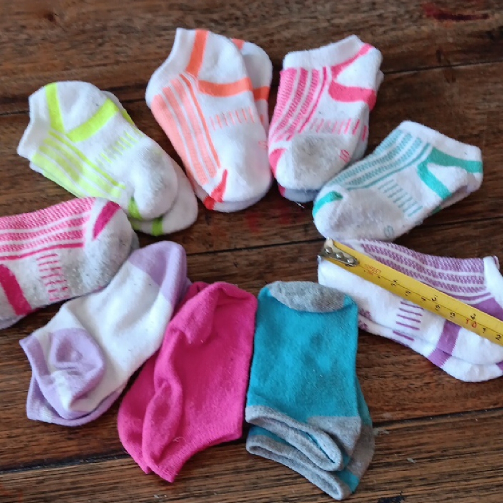 Girls Colorful Ankle Socks Set